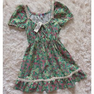 Urban Outfitters Prairie Floral Babydoll Dress